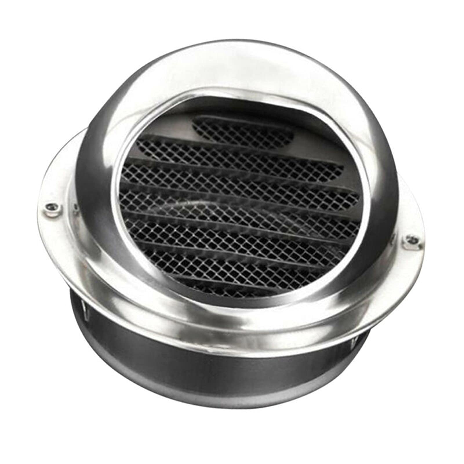 Grille d'aération 100mm en acier inoxydable avec capuchon de pluie