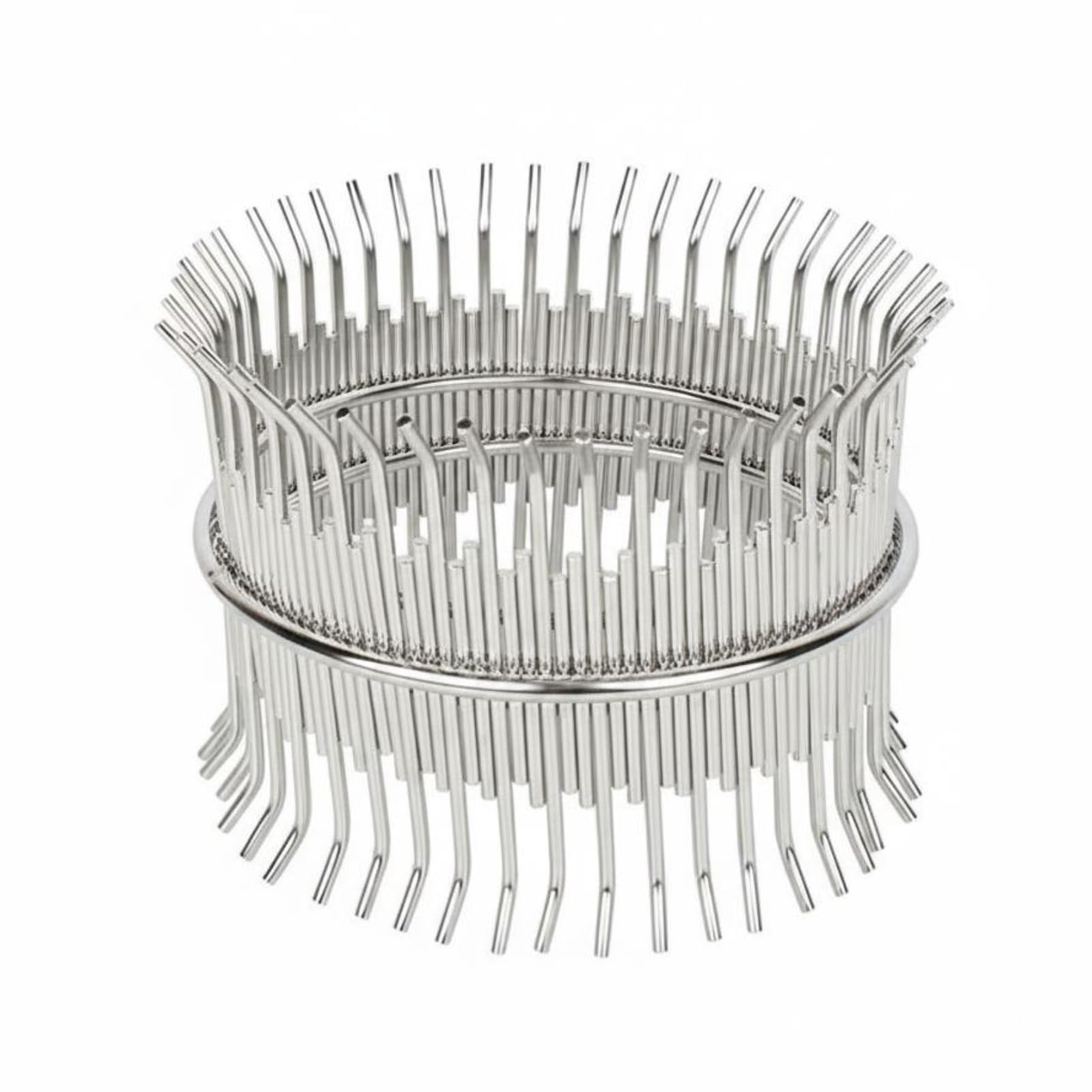 Dessert Display Stand Présentoir Buffet Support Pâtisserie Étagère Gâteau en Acier Inoxydable Structure Ouverte Stable Mise en Scène Soignée des, Argent, Moyen