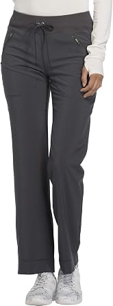 Cherokee Infinity Mid Rise Tapered Leg Drawstring Nurse Scrub Pants for Women Womens Scrubs 2 Pockets - CK100A
