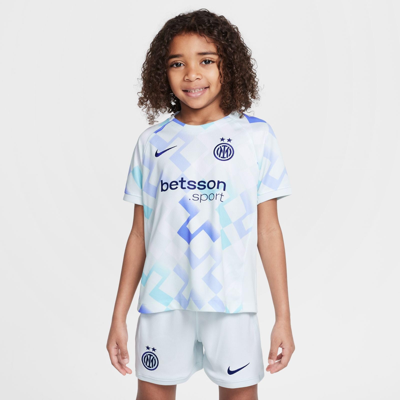 NIKE Inter Mailand 2025/26 Stadium Away Dreiteiliges Nike Replika-fußballtrikot-set Für Jüngere Kinder Set di maglia da calcio Unisex - Bambini e ragazzi