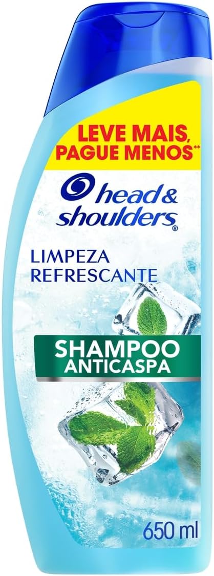 Head & Shoulders Shampoo Anticaspa Limpeza Refrescante 650 ml