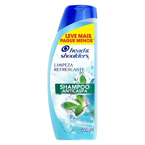 Head & Shoulders Shampoo Anticaspa Limpeza Refrescante 650 ml