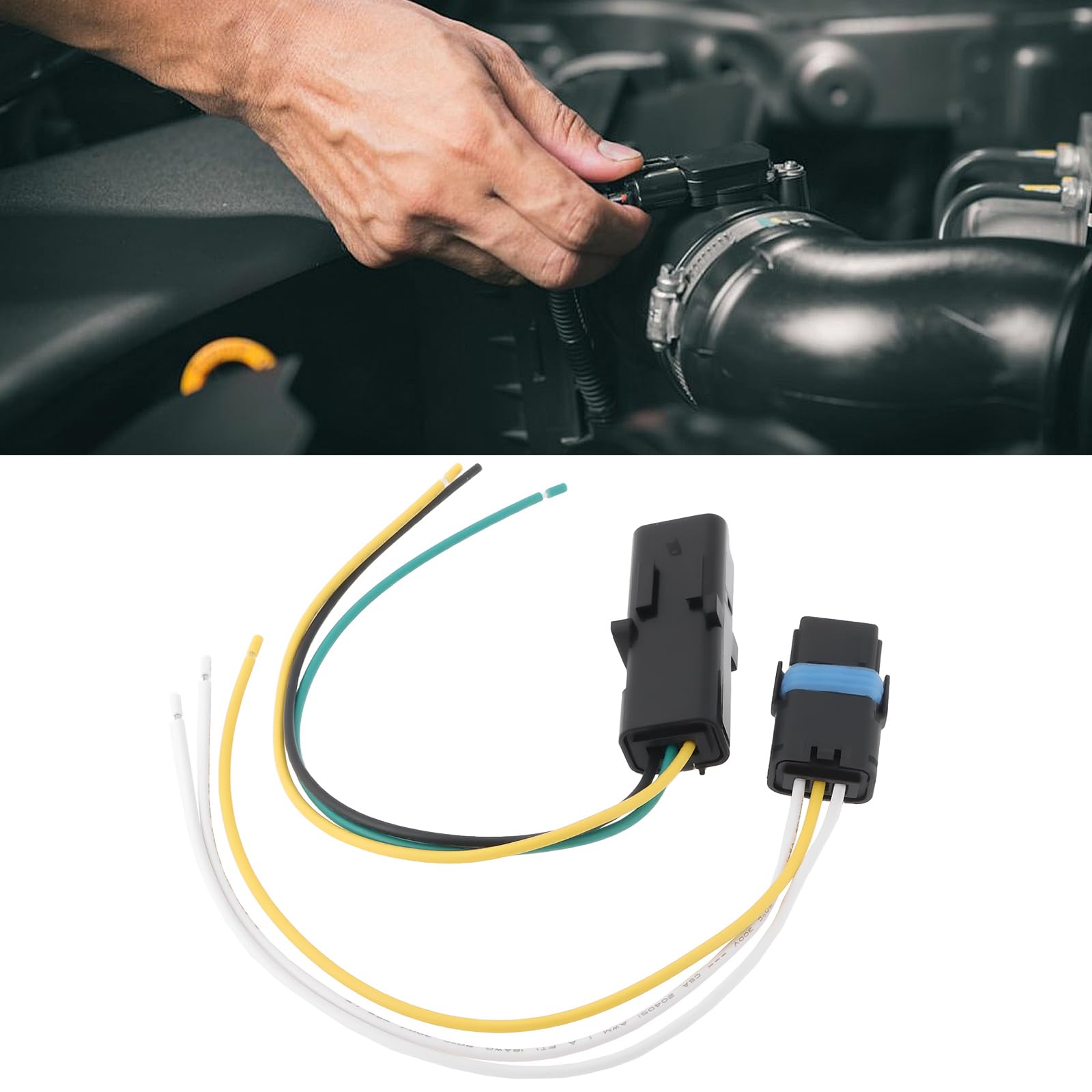 OTOTEC Lot de 2 connecteurs à 3 broches pré-câblés 211PC032S0049+211PL032S0049 pour capteur de voiture