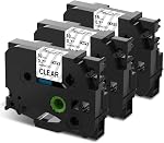 Label Maker Remplacement de bande pour Brother TZe 12mm 0.47 Ptouch blanc stratifié de pouce TZe-231 TZ231 pour PTH110 PT-1280 PT-1290 PT-D210 PT-D400 Imprimeur d'étiquettes, 26.2 Pieds (8m), paquet de 3