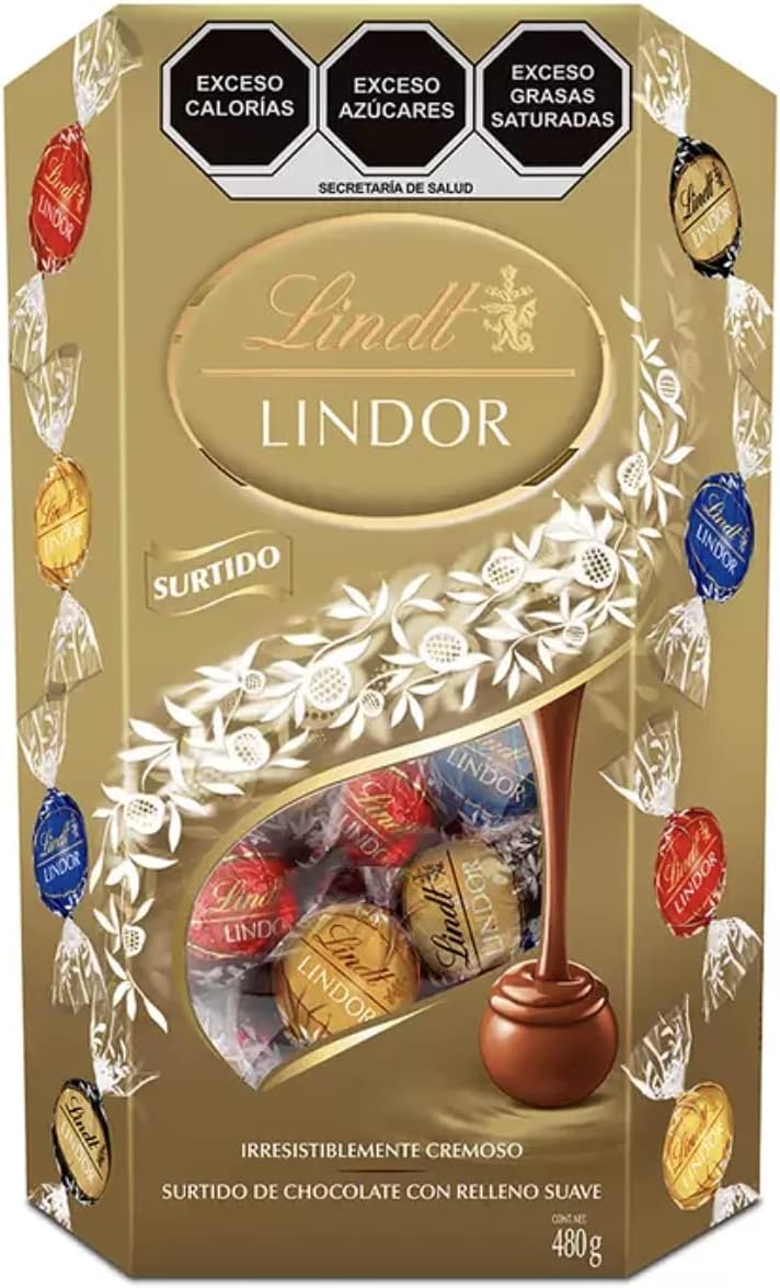 Lindt & Sprungli Surtido De Chocolates Lindor 480 G