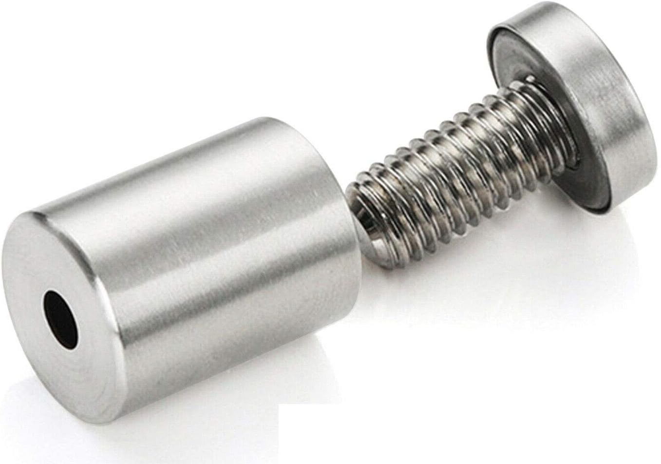 Thaisan7 Advertising Nails Screws 303 Stainless Steel Bolt Standoffs Pins 8x50mm For Home Paintframe Office Shop Decor Improvement - 500PCS