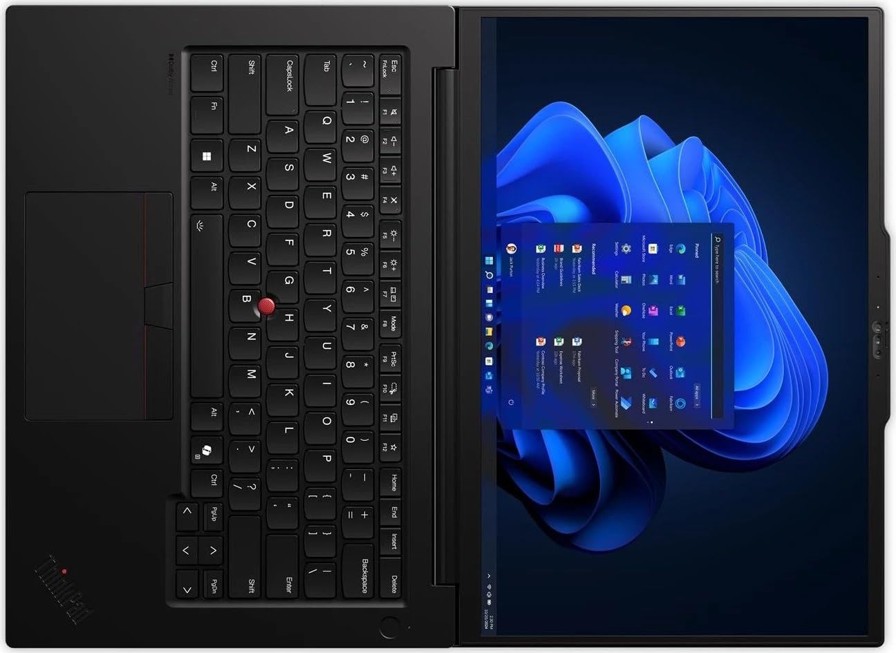 Lenovo ThinkPad P14s Gen 6 [Intel] Intel Core Ultra 7 265H Workstation mobile 36,8 cm [14.5] WQXGA 64 GB DDR5-SDRAM 1 TB SSD NVIDIA RTX PRO 1000 Blackwell Wi-Fi 7 [802.11be] Windows 11 Pro Tedesco Ne