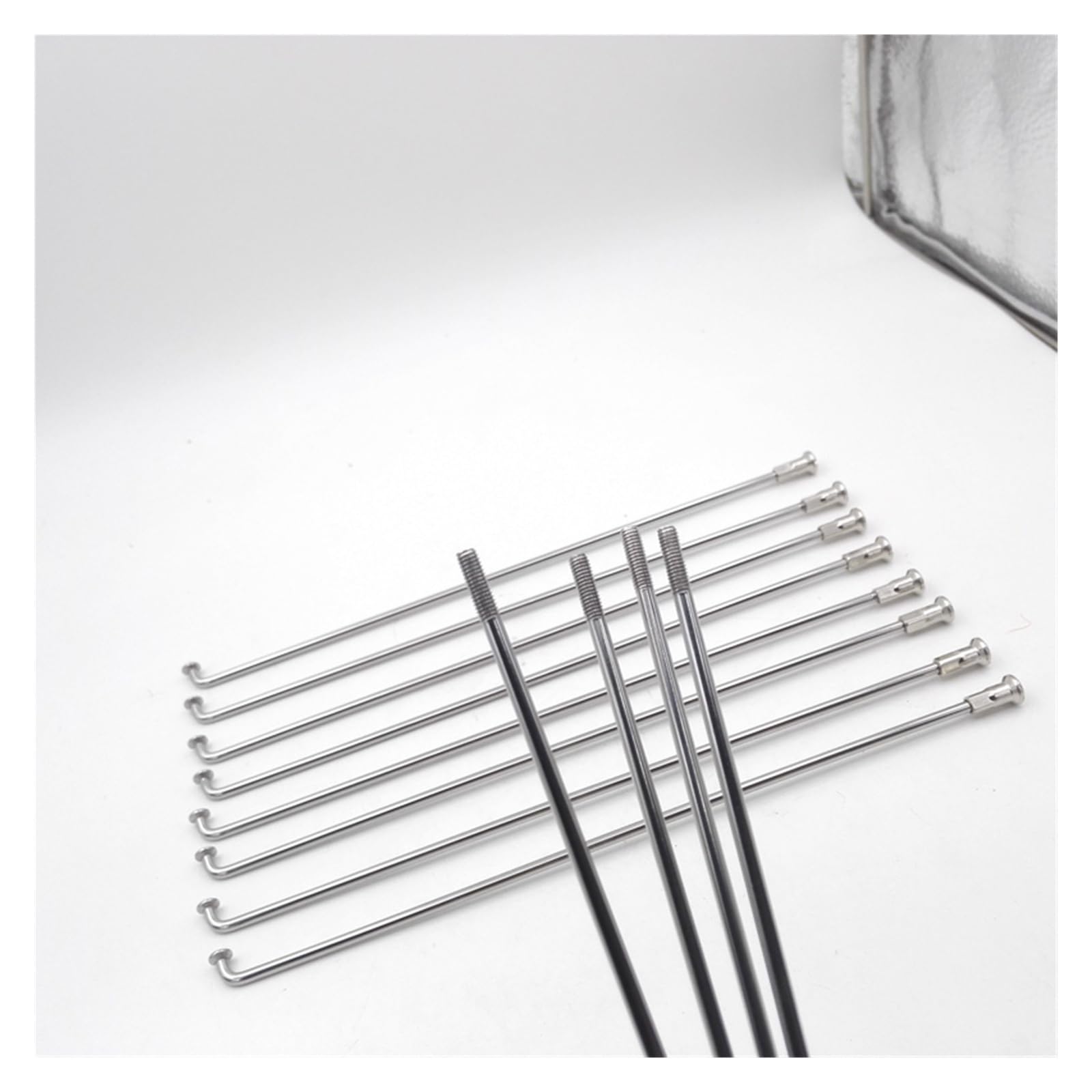 Szprychy ze stali nierdzewnej 304 z sutkami 10G 3,2 mm, J-Bend elektryczne do szprych rowerowych, zestaw do naprawy koła silnika piasty, części zamiennych do rowerów elektrycznych
