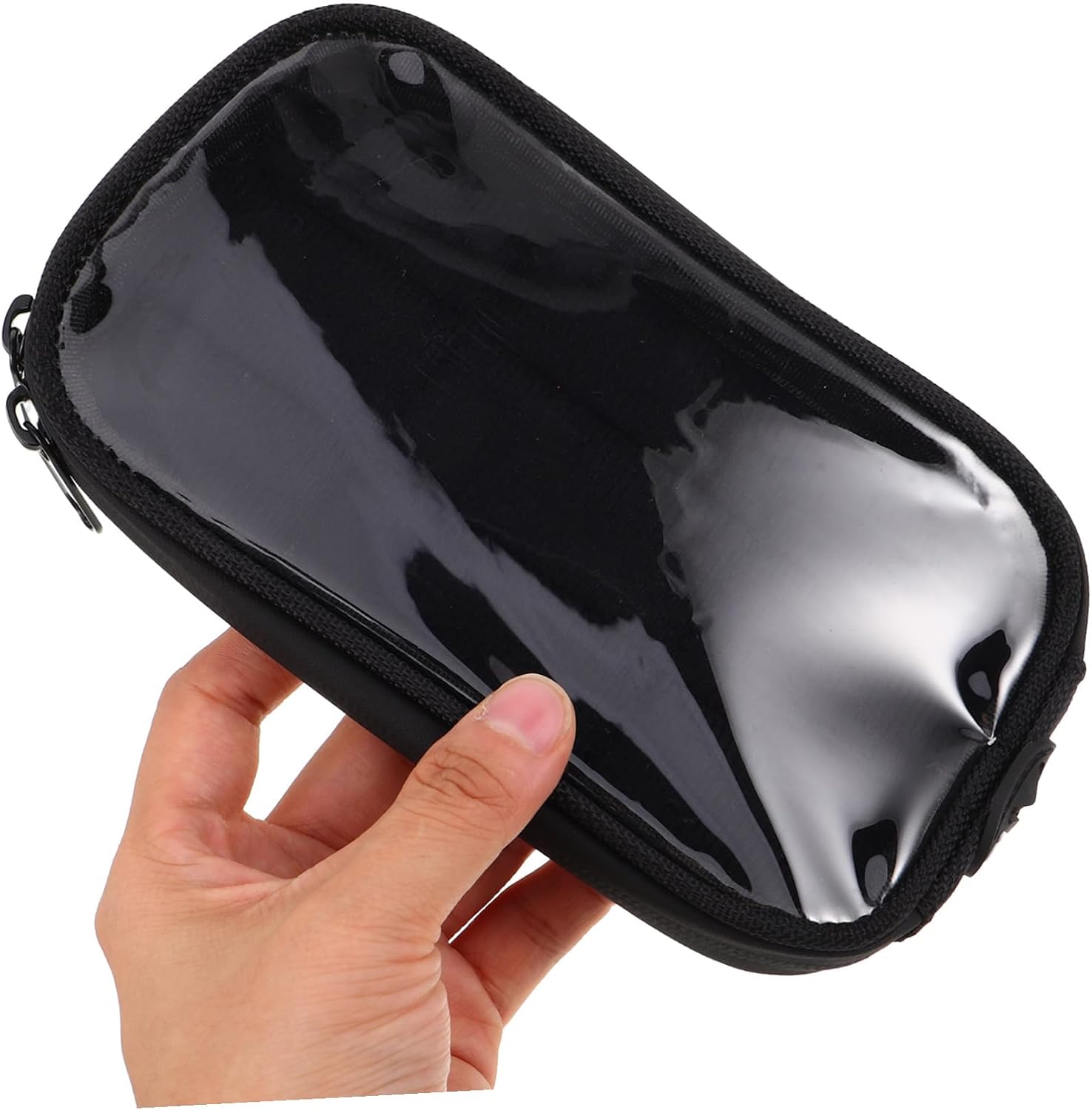 Magnetic Motorcycle Tank Bag with Transparent Phone Pouch Compact Weather-resistant Storage for Scooters Electric Bikes GPS Navigation Fit for Daily Commutes
