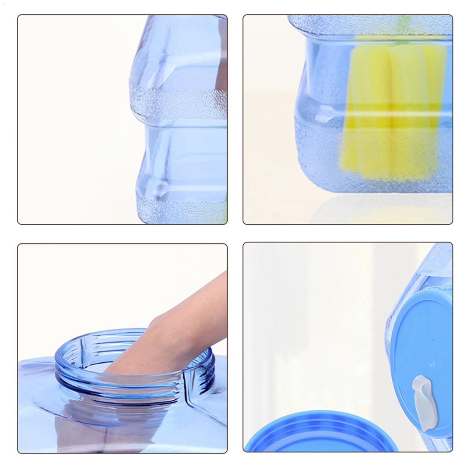 Generisch Depósito de agua para coche, 5,5 L con faucet