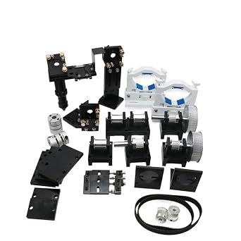 CO2 Laser Metal Parts Transmission Laser head Mechanical Components for DIY CO2 Laser Engraving Cutting MachineMetal Set A