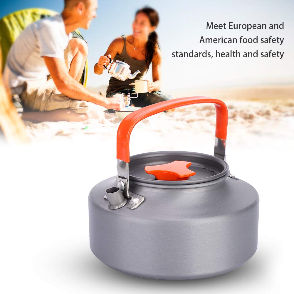Keen so 1.1L Teiera in Alluminio Teiera da Campeggio sul Fuoco Stufa Top Teiera Bollitore caffè Teiera per Campeggio Escursionismo Cucina