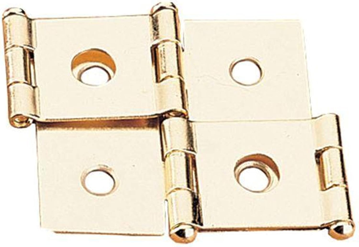 Highpoint 1-3/4" Double-Action Hinges Polished Brass Plated Pair