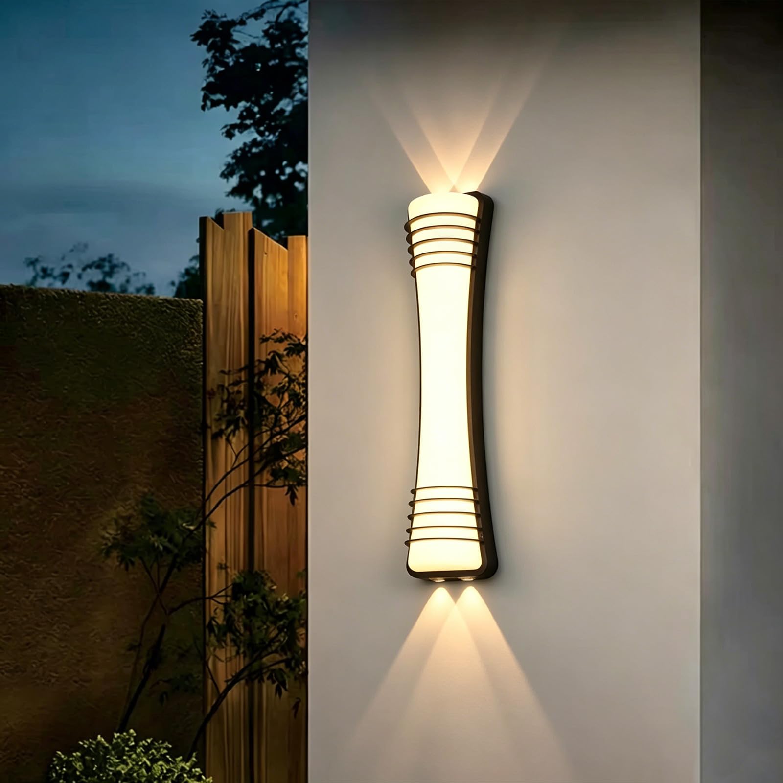 SDUYTDG LED Exterior Lighting Fixtures, IP65 Waterproof Outdoor Wall Sconce, 3000K Porch Lamps for Outside, Modern Wall Mount Lighting for Entryway Garage House