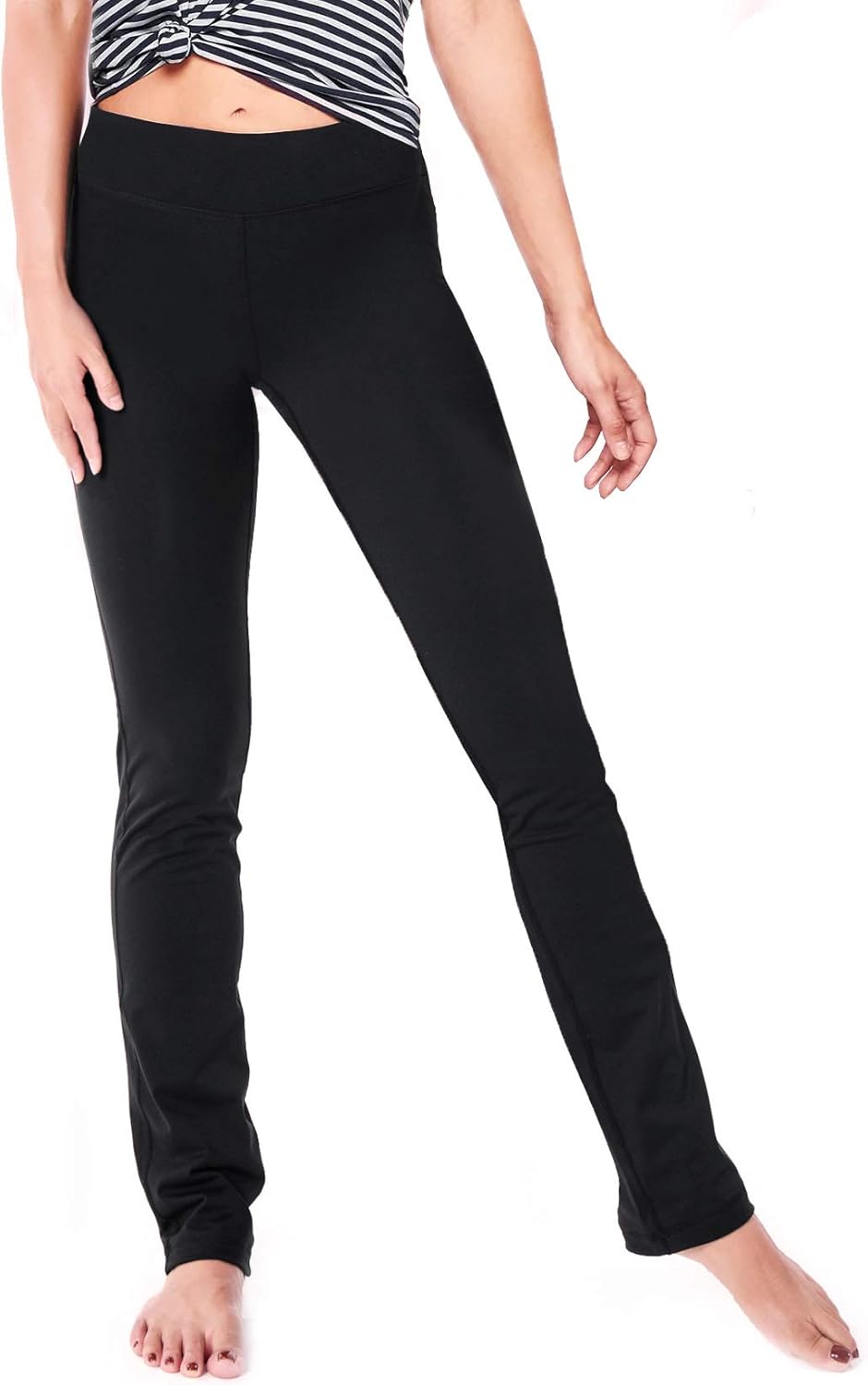 Yogipace Women's Petite/Regular/Tall Straight Leg Yoga Pants, Slim Fit Workout Pants