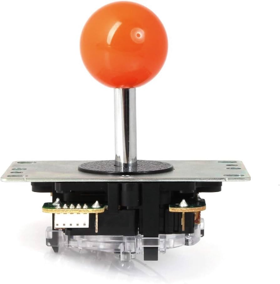 Amazon.com: SANWA JLF-TP-8YT Arcade Joystick (Orange Ball Top