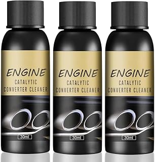 Catalytic Converter Cleaner for Gas & Diesel Engines - 30ml Fuel System Treatment to Reduce Emissions & Boost Performance (3pcs)