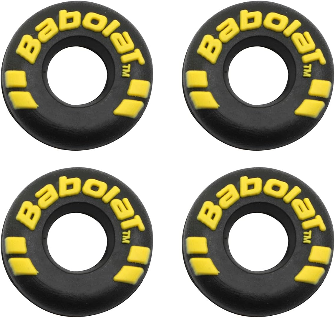 ZRM&E 4pcs Tennis Racquet Dampeners Natural Rubber Tennis Racket Damper Shock Absorber, Black : Sports & Outdoors