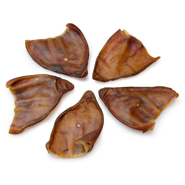 Foto 2 de 4 de ARQUIVET - Oreja de Cerdo ibérico Grande - (Bolsa 30 Unidades) - Snacks Naturales para Perros