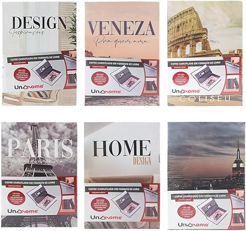 Livro Cofre Com Chave De Metal - Capa Coliseu 18 X 11Cm