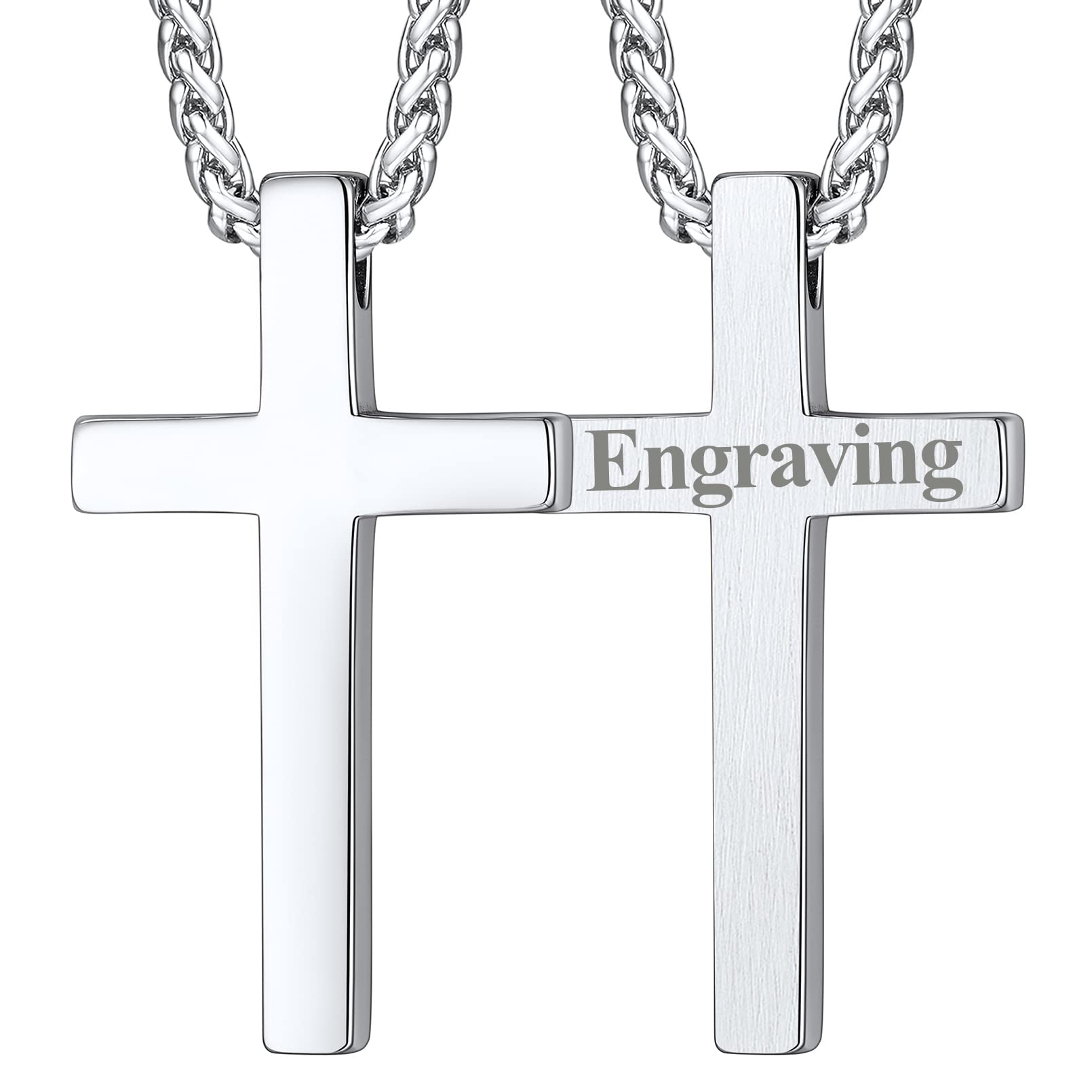 FaithHeartCollar Vikingo Runas Acero Inoxidable 316L Hombre Mujer Letras Alfabetos Rúnicos Joyería Espiritual Nórdica de Talismán de Familias Parejas
