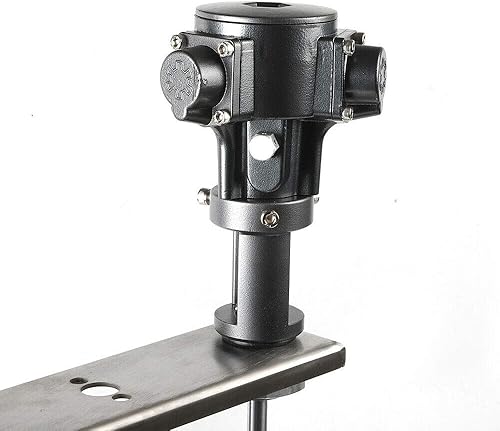 Miniatura 7 de DNYSYSJ Mezclador de pintura neumática, mezclador de aire de pintura con elevación de aire, cubo de 5 galones, elevación neumática y potencia +