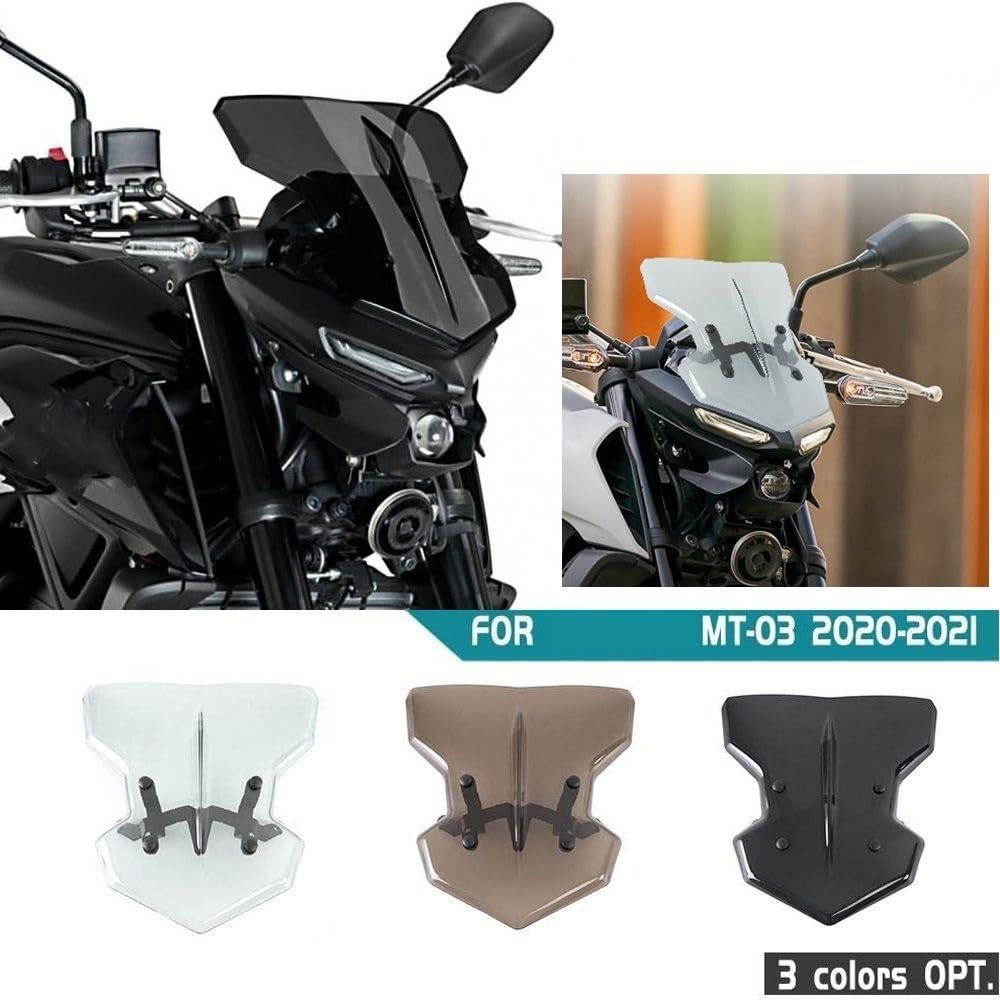 Motocykl Szyba przednia Przepływ powietrza