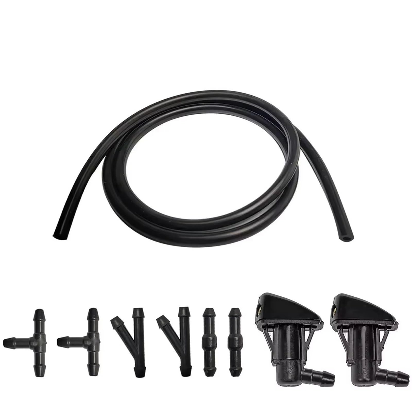 Car Windshield Sprayer Compatible with Toyota for Prius for March 2008 2009 Front Windshield Jets Washer Nozzles OEM：98630 2E500 986302E100