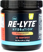 REDMOND Re-Lyte Electrolyte Drink Mix Strawberry Lemonade, 30 serving SMALL 6.88oz jar