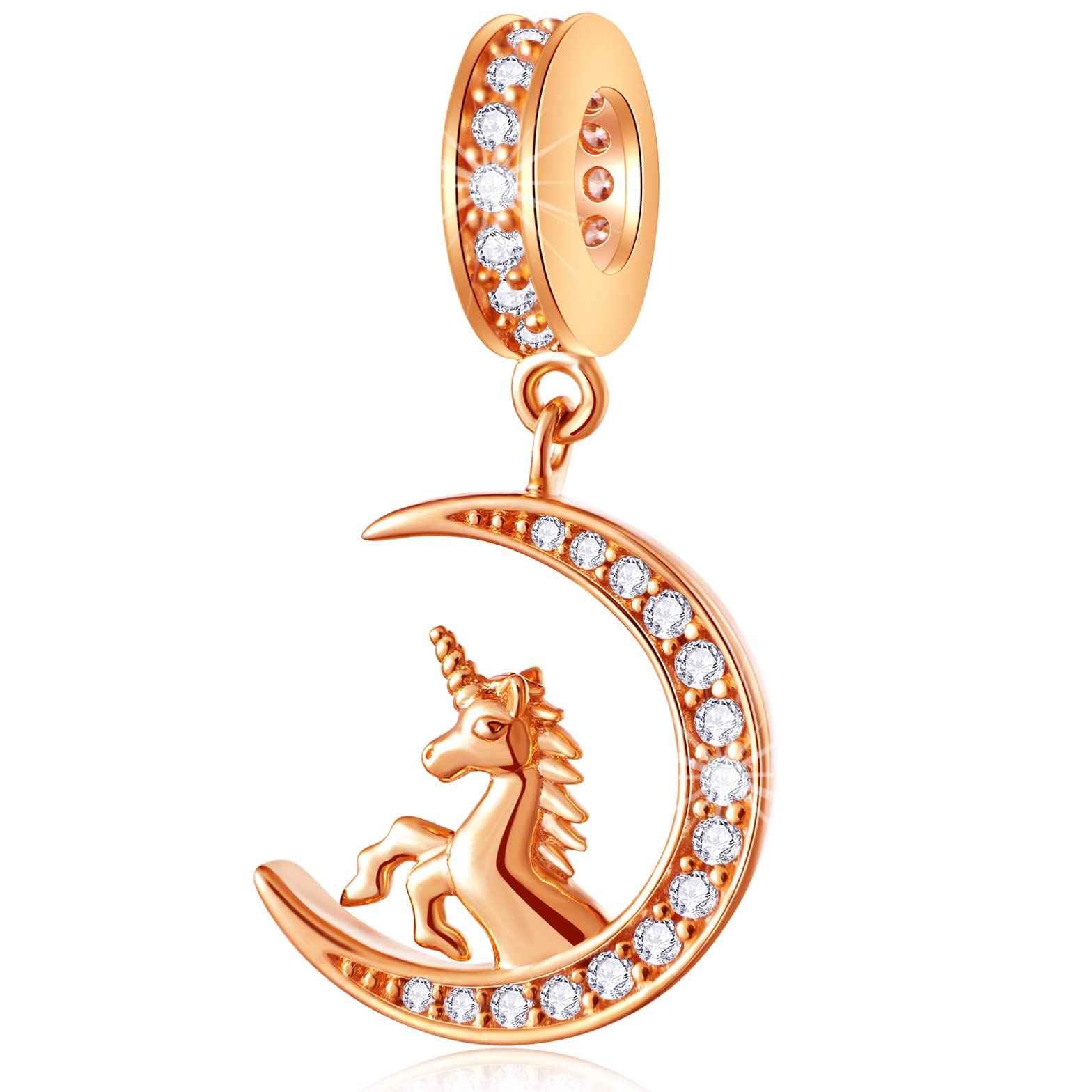 CRISNATAAnimal Pets Charms, 925 Sterling Silver Sea Life, Elephant, Bunny, Panda Bear, Turtle Beads, fits European Bracelet Necklace, Gifts for Mom/Friend/Children/Wife