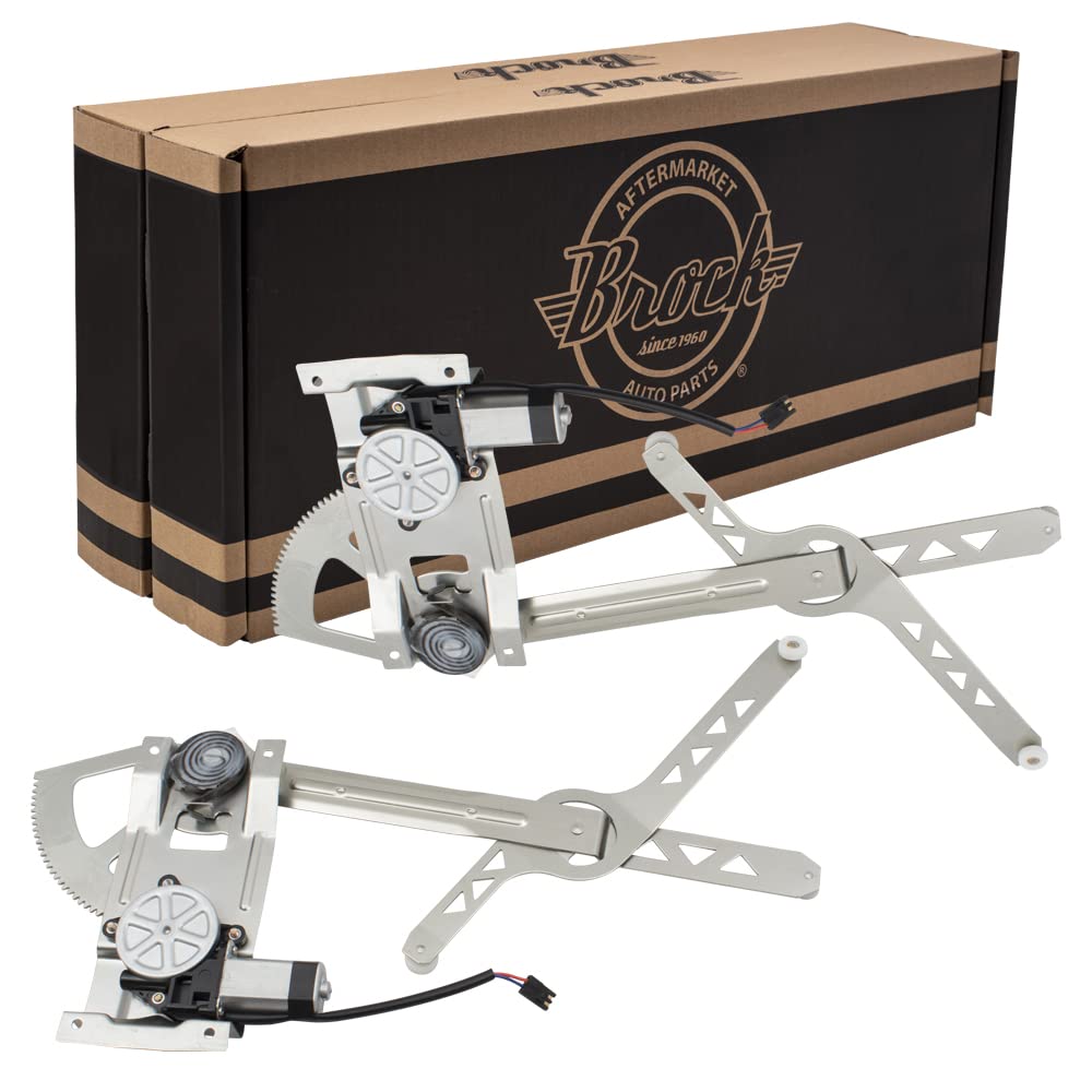 Window Regulator w/Motor for 1985-2005 Astro Front for 1985-2005 Safari 15091383 Set GM1350150