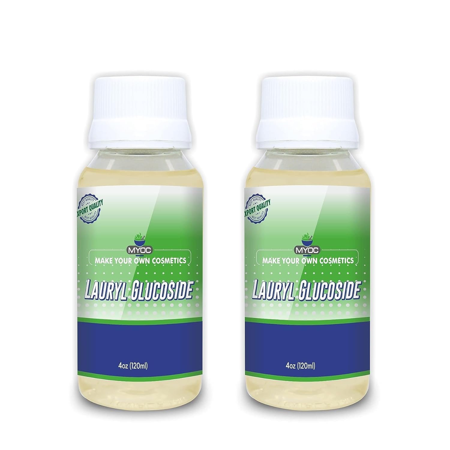 Lauryl Glucoside – 120 Ml (4.05 Fl. Oz), Lauryl Glucoside Cosmetic Grade, Lauryl Glucoside Surfactant, Lauryl Glucoside for Skin, Lauryl Glucoside for Hair, Lauryl Glucoside Bulk- Pack of 2