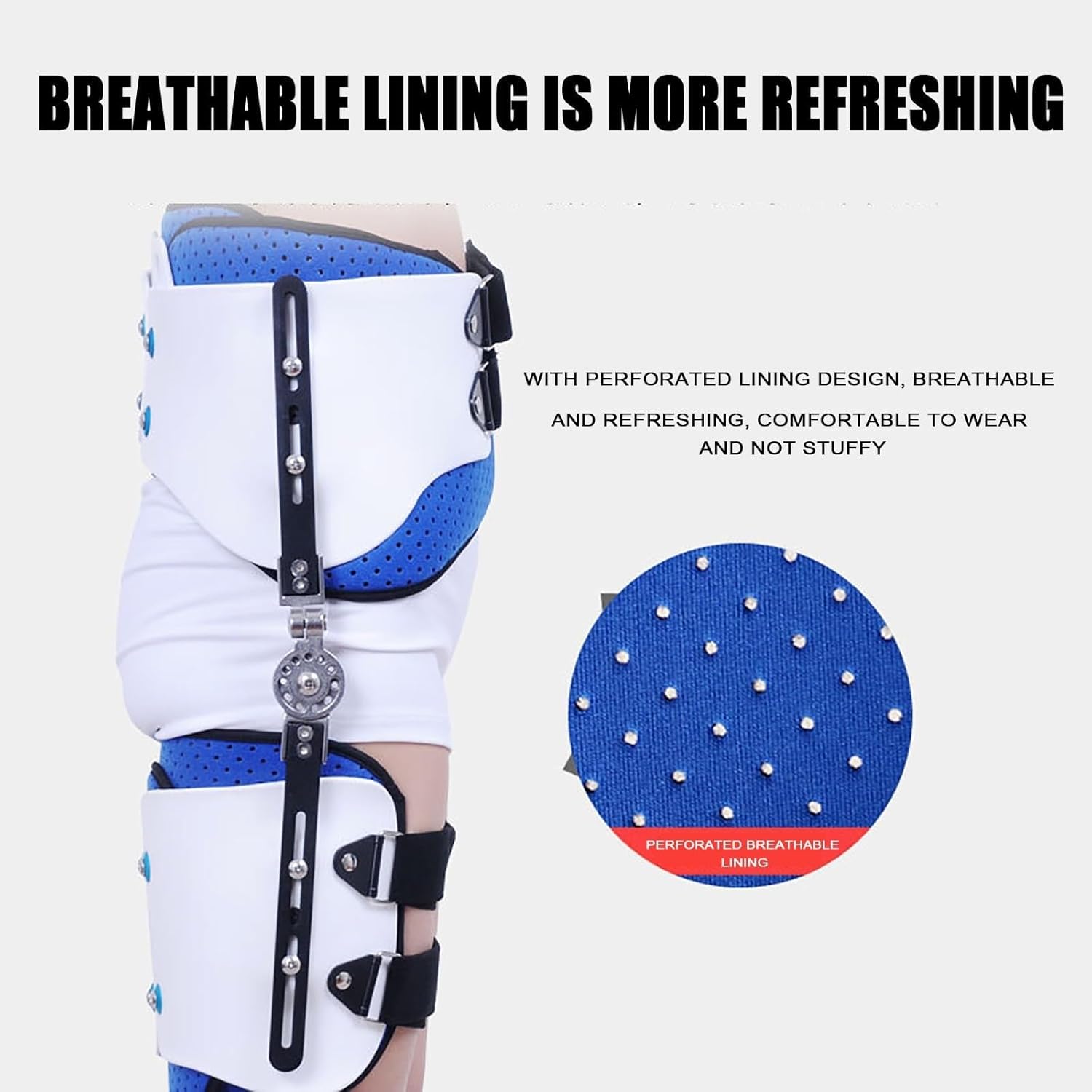 Corrector Sciatic Nerve Brace Leg Brace Articulated Fixation Bracket Hinged Adjustable Hip Joint Abduction Orthosis Thigh Fracture Protector Stabiliser Sacroiliac Belt,Compression For Thigh(Right)