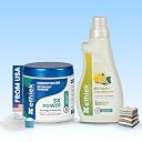 Ethiek Concentrated Detergent Powder (400g) & Fabric Conditioner (0.5L), Natural & Organic Detergent with 3X Power for Tough Stains and After Wash Fabric Softener, For Top & Front Load Machine - Combo gallery image
