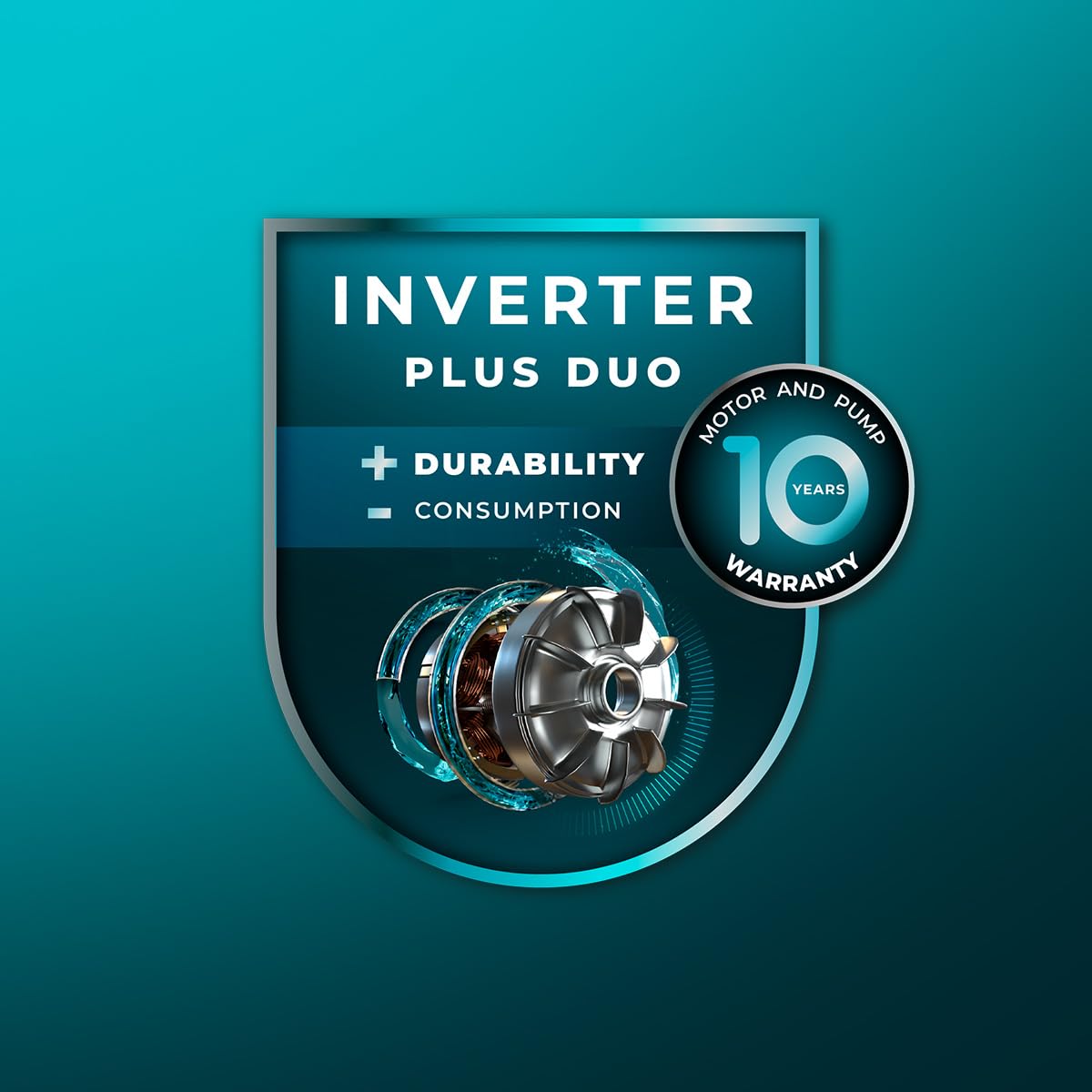 Cecotec Freistehender Geschirrspüler 60 cm Bolero Aguazero 6205. 13 Maßgedecke, 12 Programme, Energieeffizienzklasse D, Inverter Plus Duo Motor, Super Trocken, Halbe Beladung, Leises Waschen