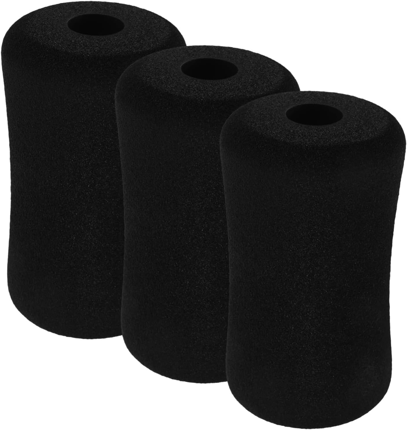 Kisangel 3pcs Leg Roller Pad Replacement Set Cushioned Foot Pads for Fitness Machine Comfortable Sponge Covers for Enhanced Exercise and Workouts for Weight Benches and Foot Roller Machines