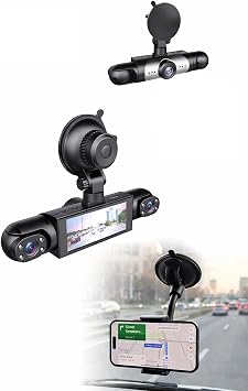 360  1080P Full HD, Gece G r l , G-Sens rl , Park Modu Korumal  Ara  Tutaca  ve Hardwire kit Kablosu Hediye