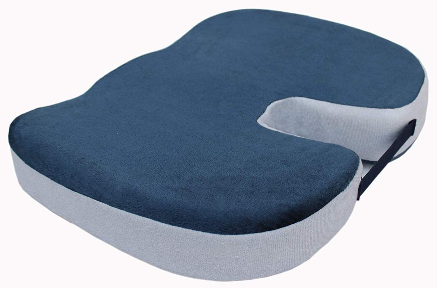 Backfit ® Coccyx Blue Color Seat Cushion for Tailbone Pain Relief – for Office/Home Chair