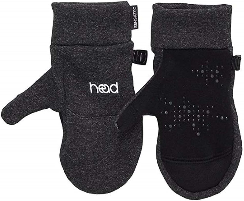 HEAD Kids’ Touchscreen Mittens - Dark Heather Gray : Clothing, Shoes & Jewelry