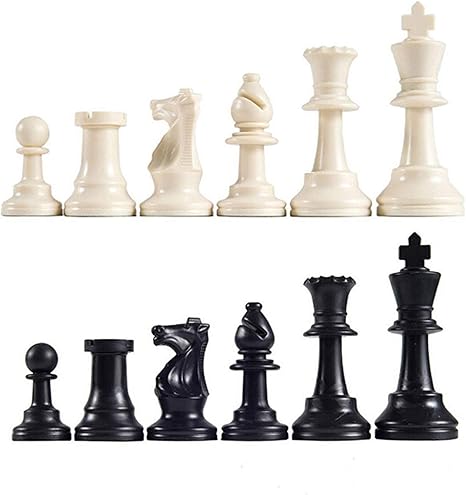 Amazon Co Jp Tonglingusl ボードゲーム Chess中世のプラスチックチェスの片32席set Ia13の高さ64と75の高さのchess King Color フリー Size King Height 49mm ホーム キッチン