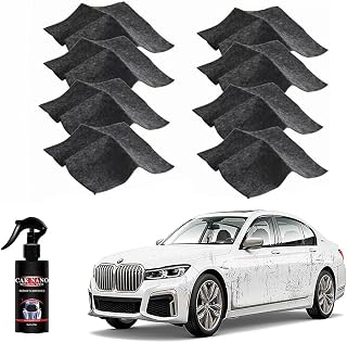 Nano Sparkle Cloth, Nano Magic Cloth, Nano Sparkle Cloth for Car Scratches, Nanotech Car Scratch Remover Cloth, for Repairing Light Paint, with Nano Car Scratch Removal Spray (8PCS+Spray)
