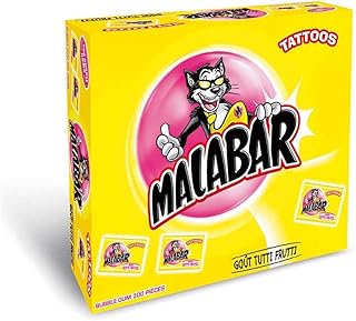 Malabar Geschmack Tutti frutti Dose - 200 Stück