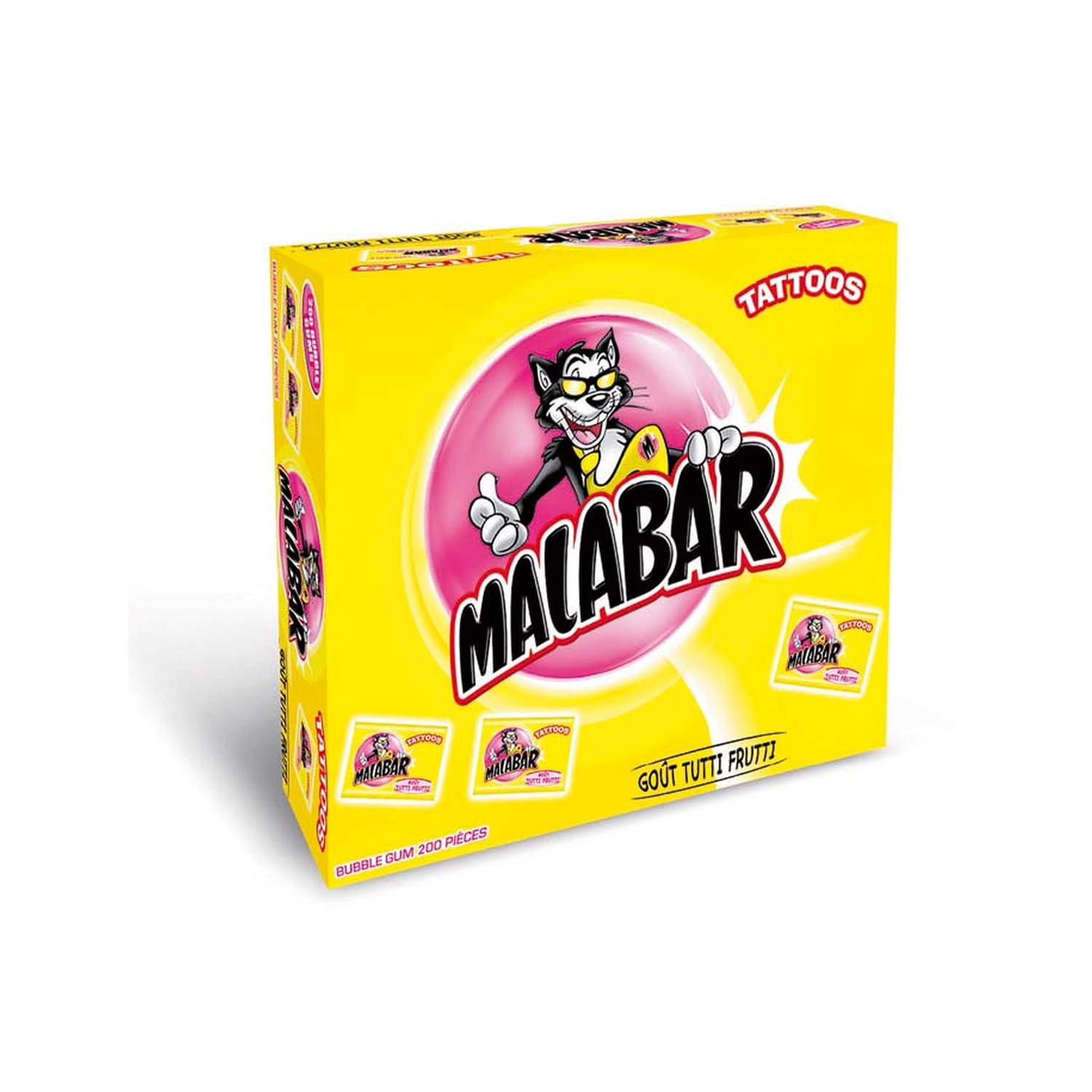 Malabar sabor Tutti frutti - 200 Piezas