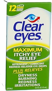 Clear Eyes Maximum Itchy Eye Relief .05oz (Pack of 2)