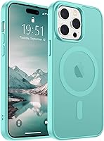 Vista 156 de SUPFINE - Funda magnética para iPhone 13 Pro Max (compatible con MagSafe), (protección contra caídas de grado militar de 10 pies), delgada, Negro