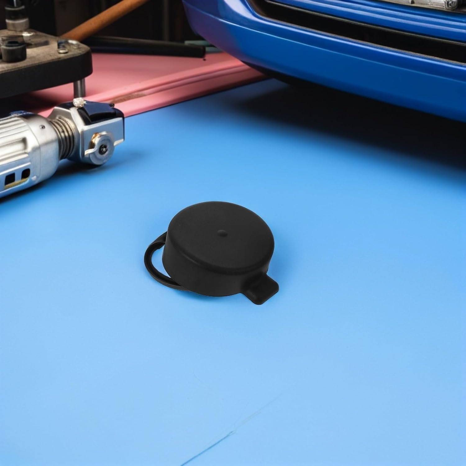 DOITOOL Silicone Gas Cap Shield Black and Protector Water Dust Cover with Temperature Resilience and Weatherproof Design, Essential Water Tank Accessory for Fuel Filler Neck and Gas Tank