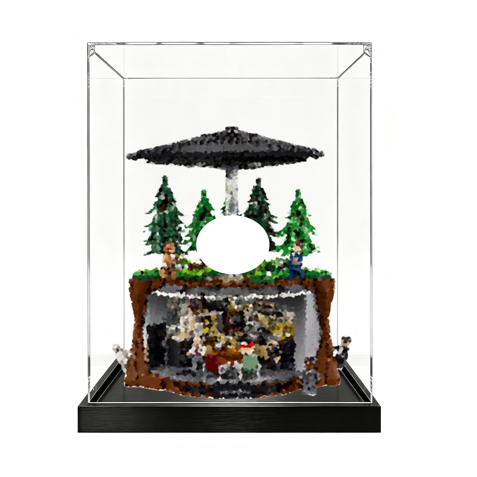 Clear Acrylic Display Case for Lego 21369 X Files (3mm)