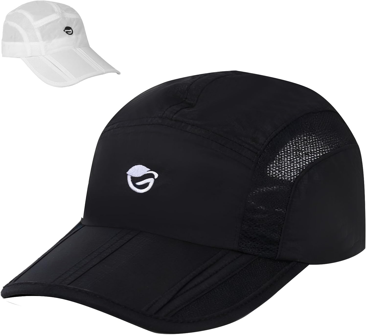 Men's Folding Sun Protection Outdoor Hat Long Brim Quick-Drying Running Cap