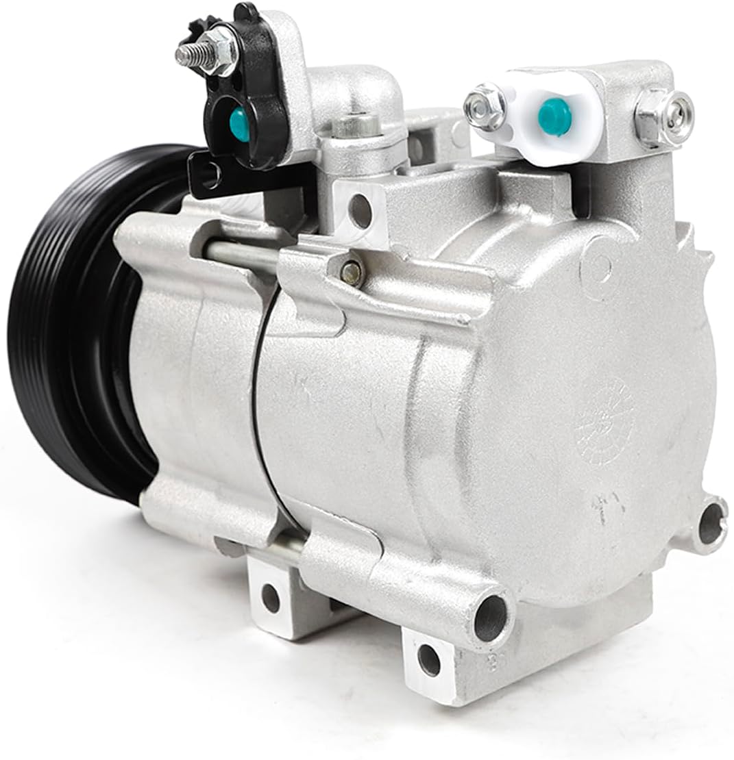 A/C Compressor with Clutch Compatible For Hyundai Santa Fe DOHC V6 3.5L 2003 2004 2005 2006 CO 10921C