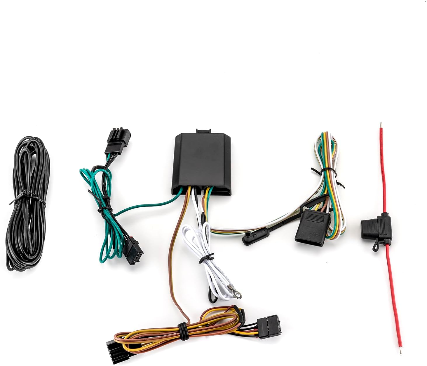 WeiSen Custom 4-Pin Trailer Wiring Harness Compatible with Volkswagen Tiguan 2018-2024